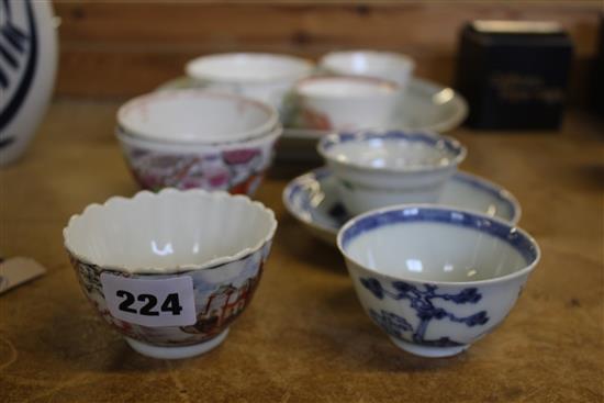 Chinese export teawares and other teabowls